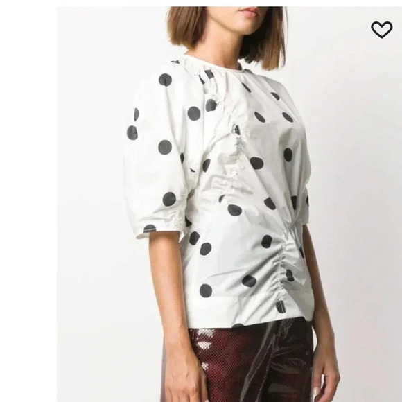 GANNI polka dot blouse size 38 - Picture 5 of 15